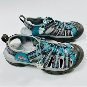 Keen Newport H2 Teal Vapor Hiking Sandals Size 7
